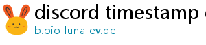 discord timestamp generator